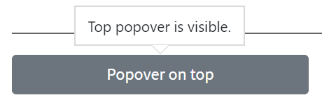 Four directions popover top example