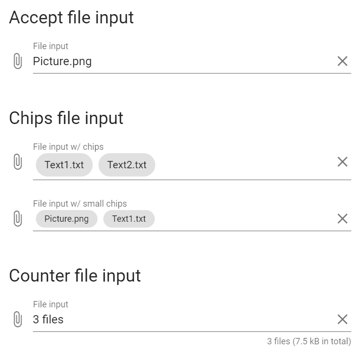File input example