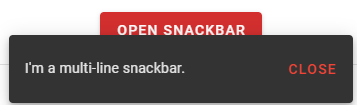 Snackbars example